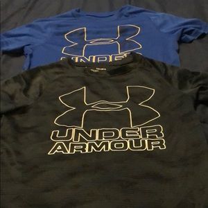 2 Under Armour heatgear lightweight shirts